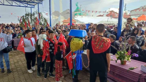 Denizli’de Yağmur Gelini Geleneği Yaşatıldı