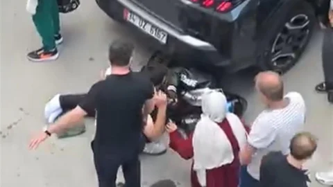 Pendik'te Motosiklet Kazası