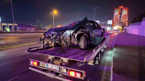 Avcılar'da Alkollü Sürücü Kazaya Karıştı