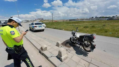 Karaman'da Motosiklet Kazası Oldu