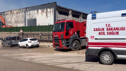 Gaziantep'te Mobilya Fabrikasında Yangın Çıktı