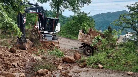 Trabzon'da Sel ve Heyelanla Mücadele