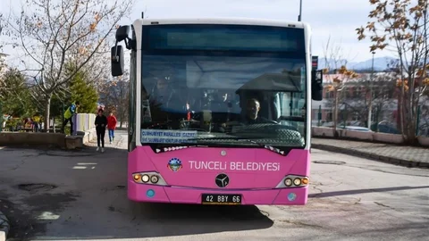 Tunceli'de Ücretsiz Ulaşım Hizmeti
