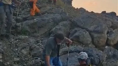 Mahsur Kalan İki Kişi Kurtarıldı