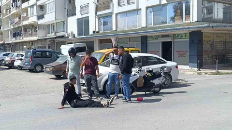 Antalya'da Motosiklet Kazası