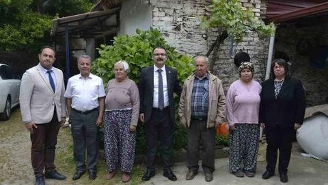 Sultanhisar'da Şehit Ailelerine Ziyaret