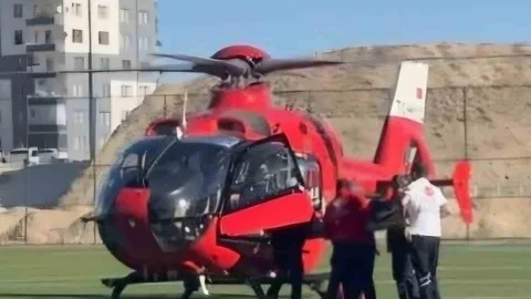 Malatya'da Ambulans Helikopter Havalandı