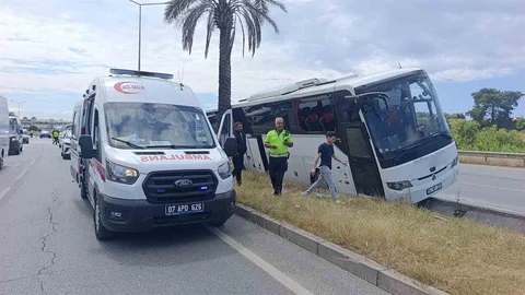 Şehirlerarası Otobüs Refüje Çıktı
