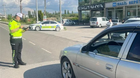 Kütahya'da Bayram Öncesi Trafik Denetimi
