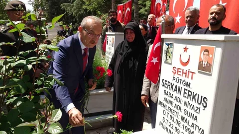 Malatya'da Şehitlik Ziyareti Yapıldı