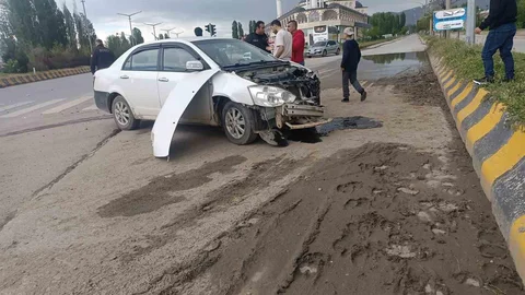 Hasköy'de Trafik Kazası: 1 Yaralı