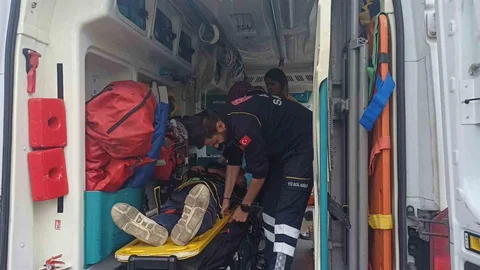 Konya'da Otomobil-Motosiklet Çarpışması