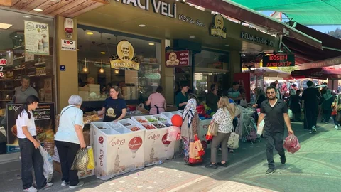 Aydın'da Bayram Alışverişi Yoğunluğu