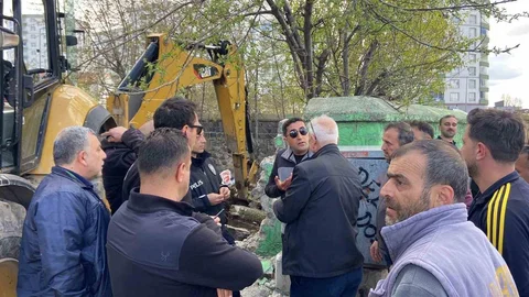 Erzurum'da Yıkım Gerginliği Yaşandı
