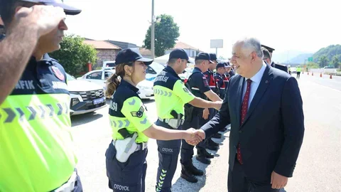 Düzce'de 485 Bin Araç Geçti