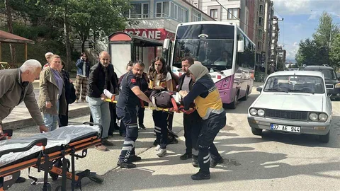 Kastamonu'da Kadın Otomobil Çarpmasıyla Yaralandı