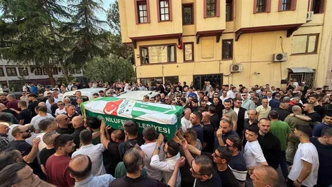 Bursa'da Taraftar Ertuğ Toker Uğurlandı
