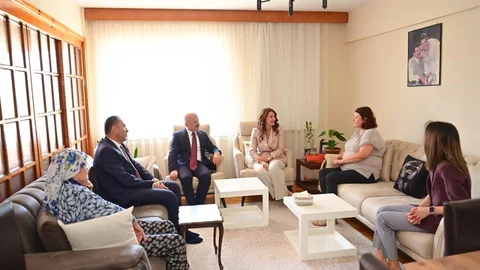 Aydın'da Şehit Aileleriyle Bayramlaşma