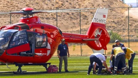 Malatya’da Hava Ambulansı Sevk Edildi