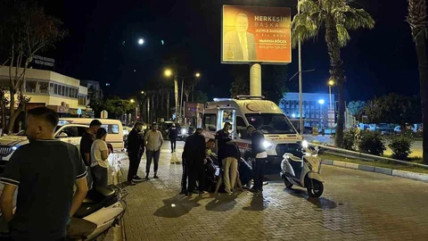 Antalya'da Motosiklet Kazası