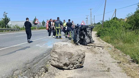 Futbolcu Furkan Perker Ailesiyle Kaza Geçirdi