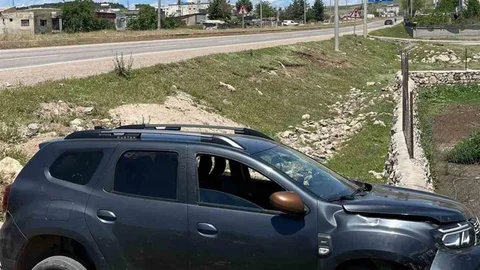 Siirt'te Kontrolden Çıkan Otomobil Kazası