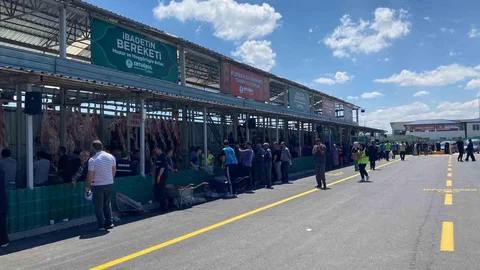 Pursaklar'da Kurban Kesim Alanı Hizmeti