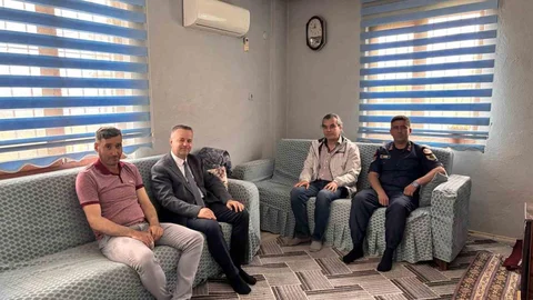 Aydın'da Şehit Aileleriyle Bayramlaşma