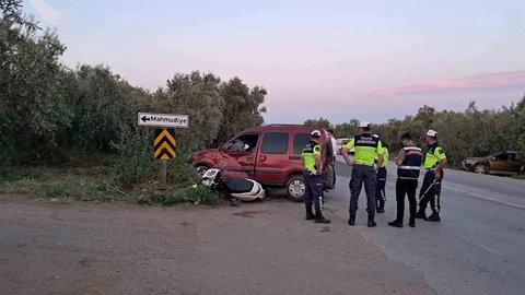 Bursa'da Motosiklet Kazası