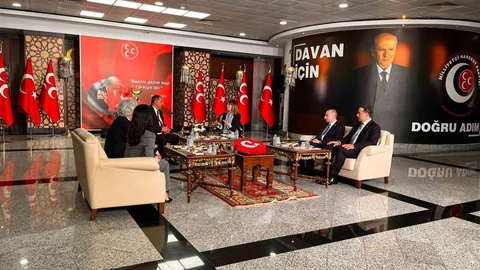 Demokratik Sol Parti MHP'ye Ziyaret Gerçekleştirdi