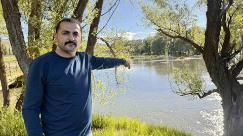 Sivas Yıldızeli'nde Yıldızeli Irmağı Taştı