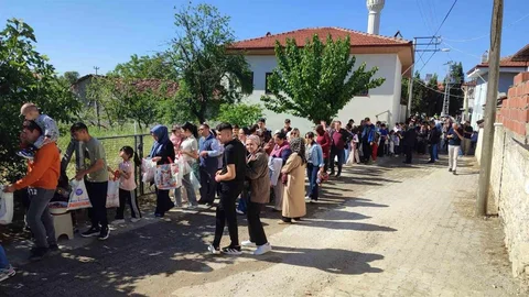 Asırlık Çörek Derme Geleneği Yaşatıldı