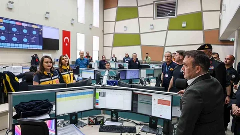 Bilecik'te 112 Acil Çağrı Merkezi Ziyareti