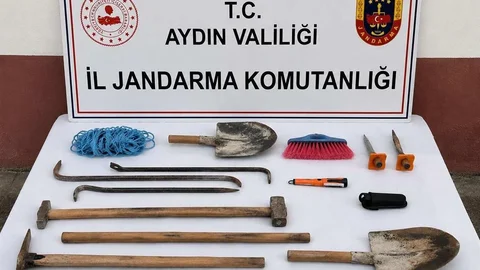 Aydın'da Kaçak Kazı Operasyonu