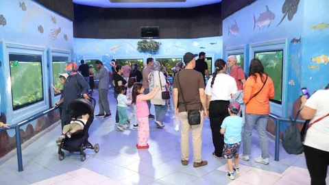Gaziantep Doğal Yaşam Parkı'nda Bayram Yoğunluğu