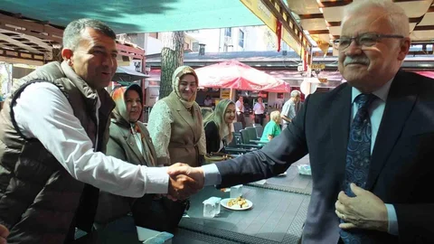 Burhaniye'de Bayramlaşma Töreni Yapıldı