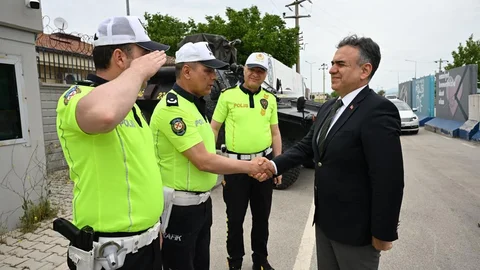 Elazığ’da Emniyet Müdürü Karan Bayramlaştı