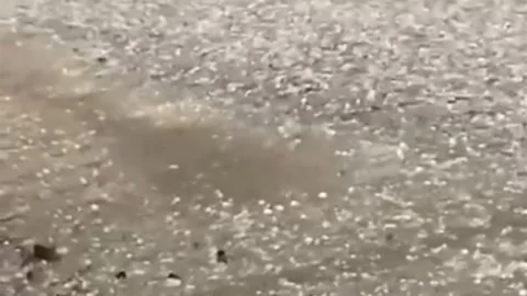 Tekirdağ'da Sağanak ve Dolu Etkili Oldu