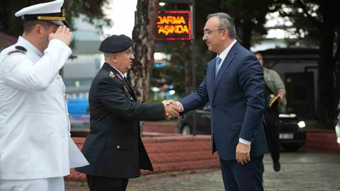 Tekirdağ'da Jandarma Bayramlaşması