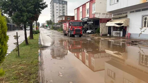 Osmaniye'de Şiddetli Yağışlar Etkili Oldu