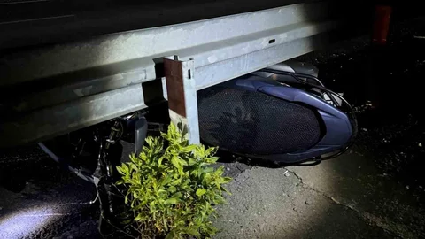 Antalya'da Motosiklet Kazası