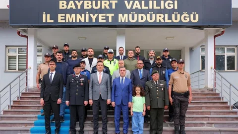 Bayburt'ta Bayram Nöbeti Kutlandı