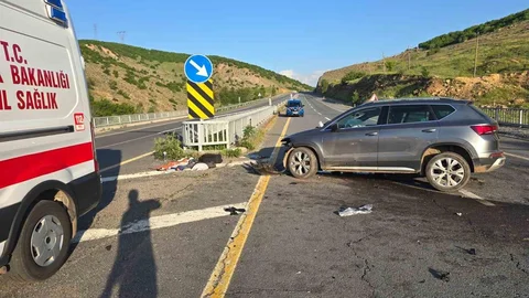 Bingöl'de Trafik Kazası 5 Yaralı