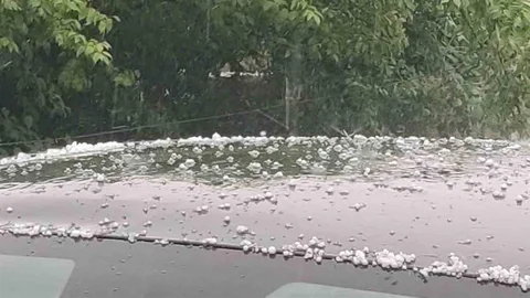 Bingöl'de Dolu Yağışı Etkili Oldu