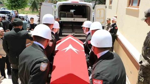 Kilis'te Kıbrıs Gazisi Uğurlandı