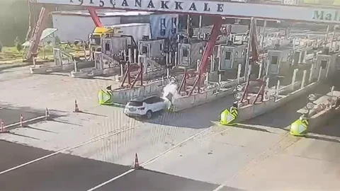 Malkara'da Otoyolda Kaza