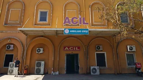 Mardin'de Kaydıraktan Düşme Olayı