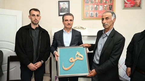 Erzurum'da Şehit Ailelerine Ziyaret Yapıldı