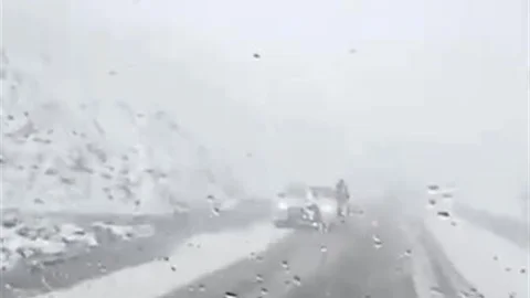 Ardahan'da Mayıs Ayında Kar Yağışı