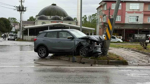 Samsun'da Düğün Yolunda Kaza